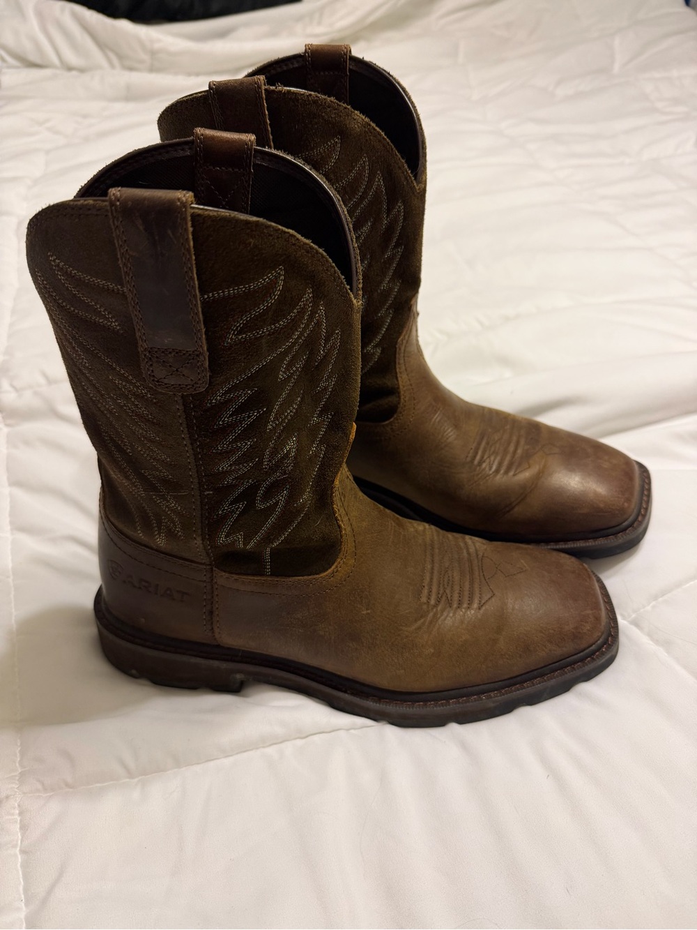 Groundbreaker Wide Square Toe Steel Toe Work Boot